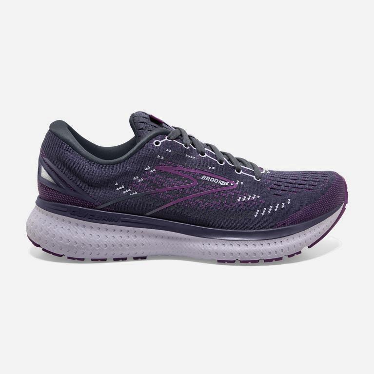 Brooks Women's Glycerin 19 Road Running Shoes Singapore - Ombre grey/Violet/Lavender (68470-REQM)